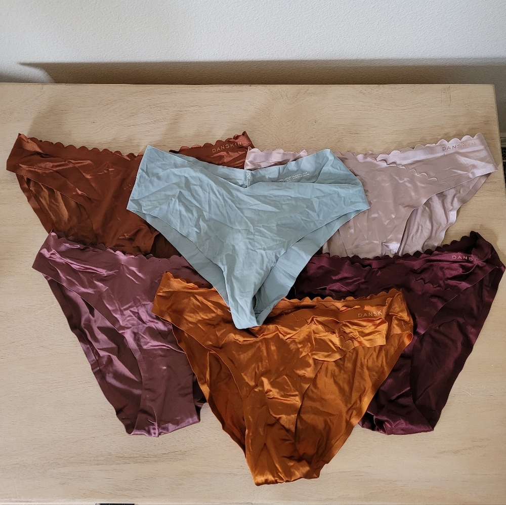 Danskin Scalloped No Show Underwear Bundle Aerie NWOT